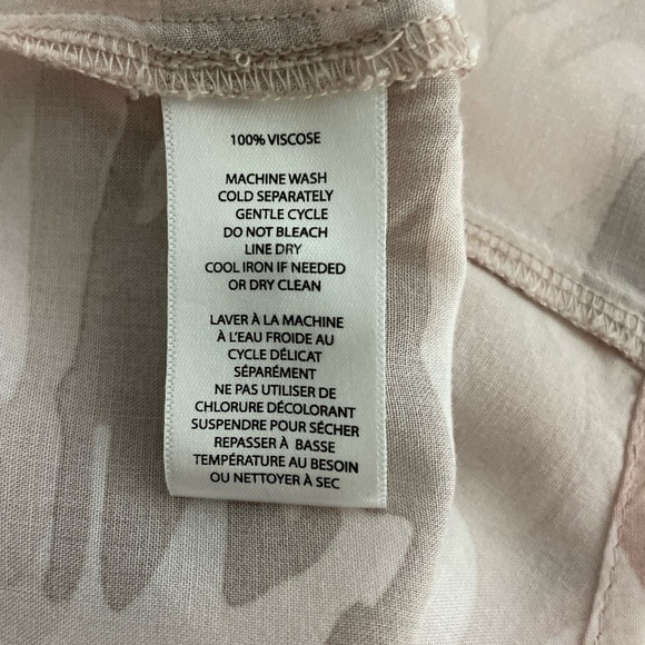 beach lunch lounge collection button down shirt top Size XL Pink Camo Casual - Picture 5 of 7